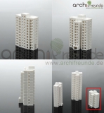 1 x Modell Hochhaus Gebude 1:800 Typ A