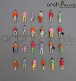 100 x Modell Figuren Handbemalt 1:100 Spur TT/H0