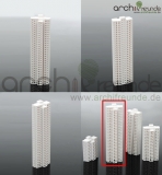 1 x Modell Hochhaus Gebude 1:1000 Typ D