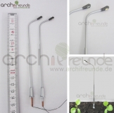 2 x LED moderne Kupfer Straenlampe 13,5cm Modellbau 1:75 Eisenb