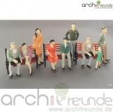 9 x Modell Figuren und Kinder Handbemalt Modellbau 1:30 Spur 1