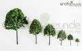7 x Modell Baum - Laubbäume für Landschaft Modellbau Modelleisen