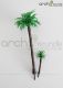 5 x Modell Baum - 4,5cm Palmen, für Landschaft Modellbau