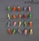 100 x Sitzende Figuren-Menschen Handbemalt 1:150 Spur N