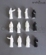12 x Modell Figuren Arabische Mensch 1:50 Spur 0