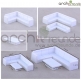 2er Set Modell Sofa Ecksofa Tisch Balkon Garten 1:50/75 Spur 0/0